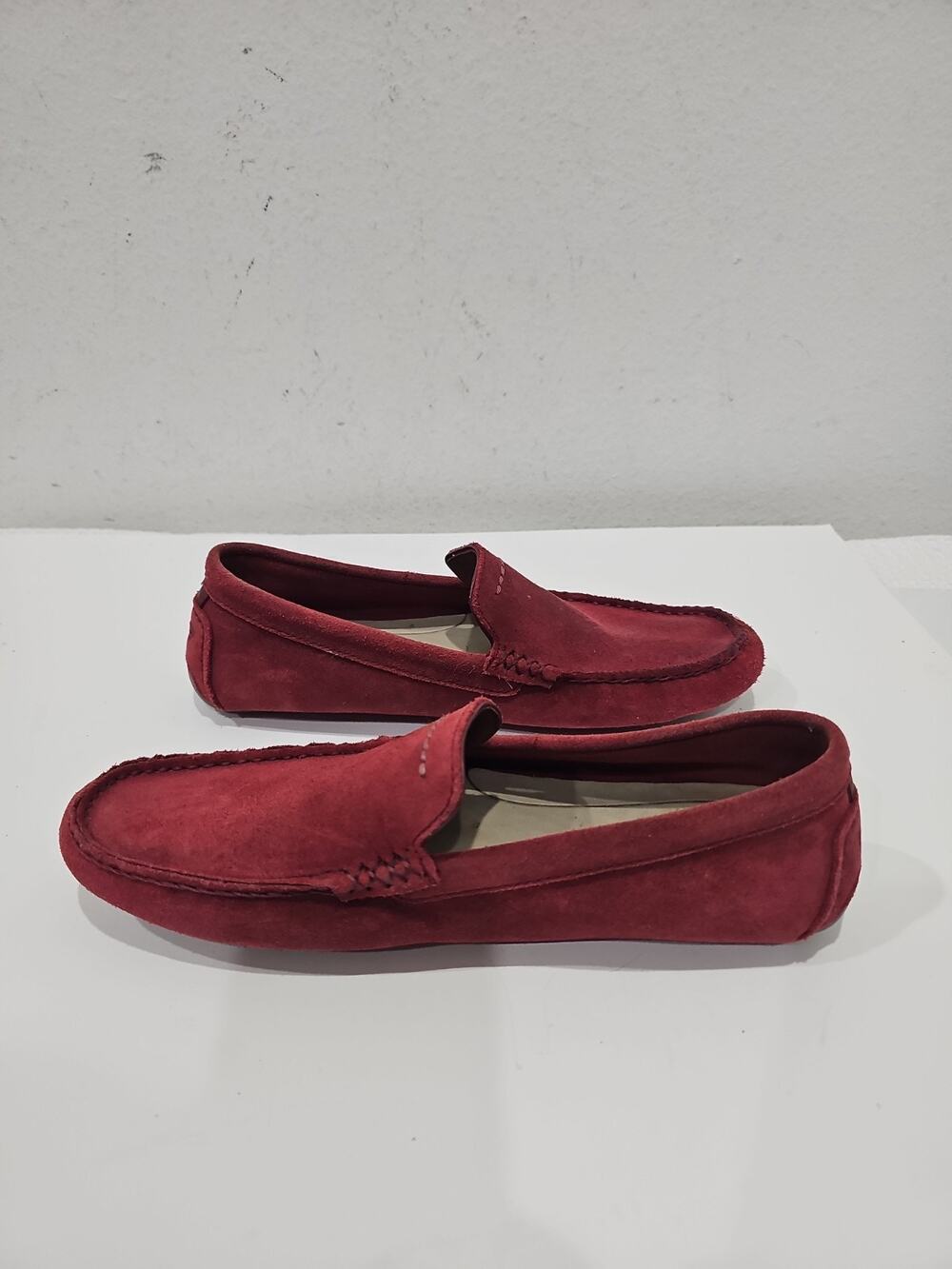 Ugg Mens Alder Slipper Burgundy Size 10 Suede